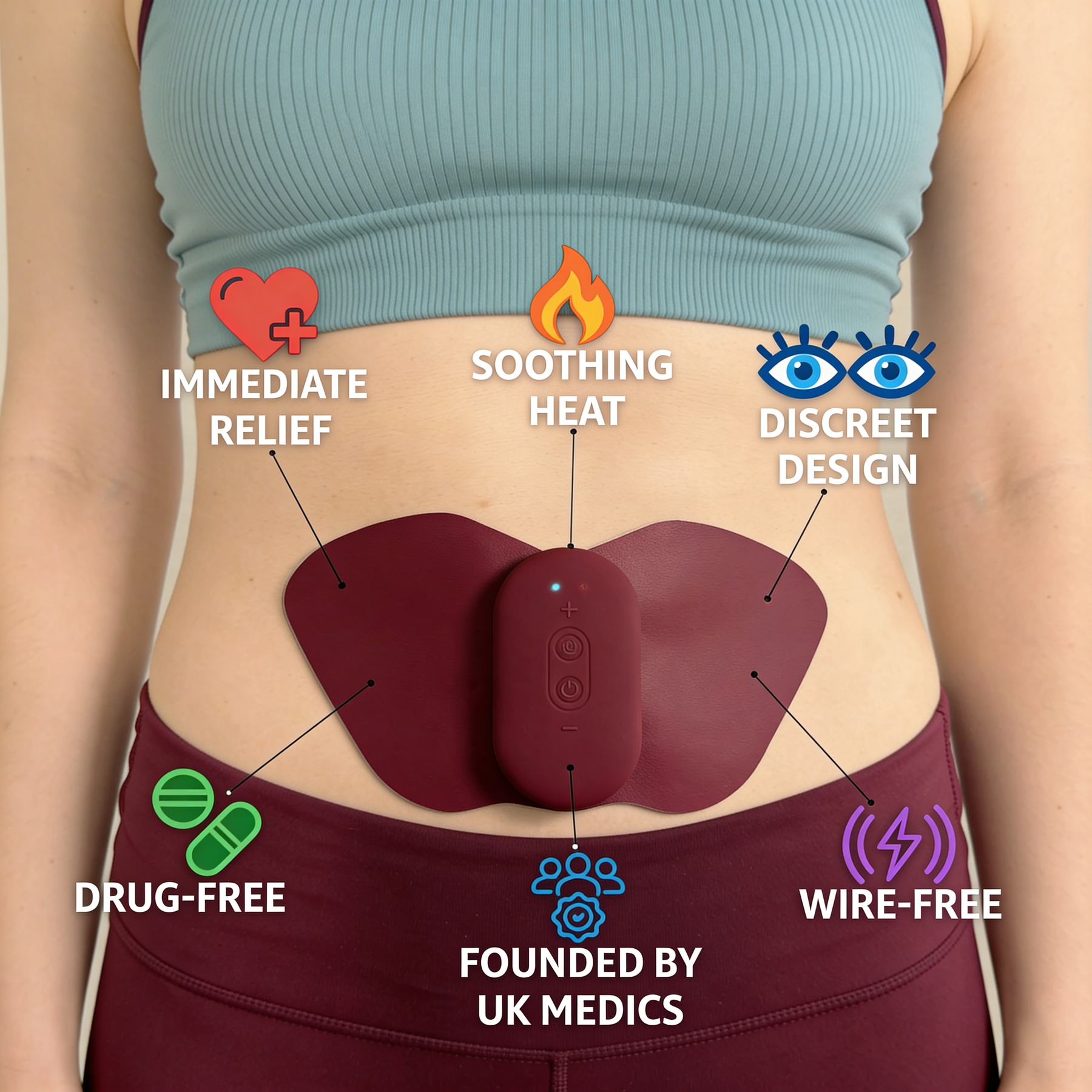 STOP PERIOD CRAMPS IN MINUTES - WITHOUT PILLS
